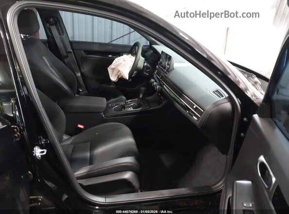 2HGFE4F85TH320884 2026 HONDA CIVIC HYBRID Black Widok wnętrza z przodu