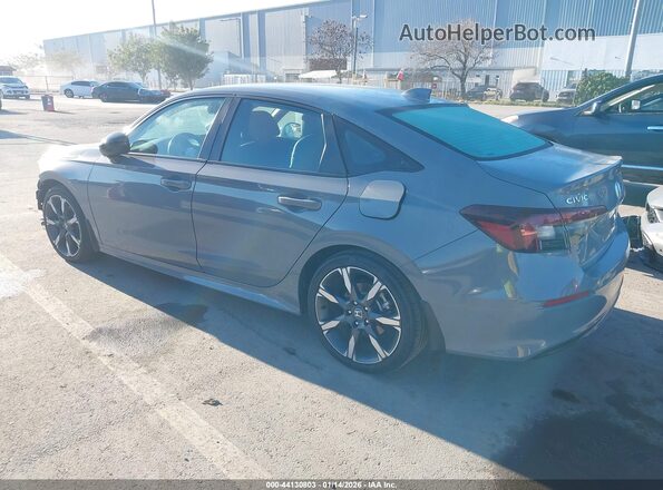 2HGFE4F88SH304547 2025 HONDA CIVIC HYBRID Серый Задняя левая четверть