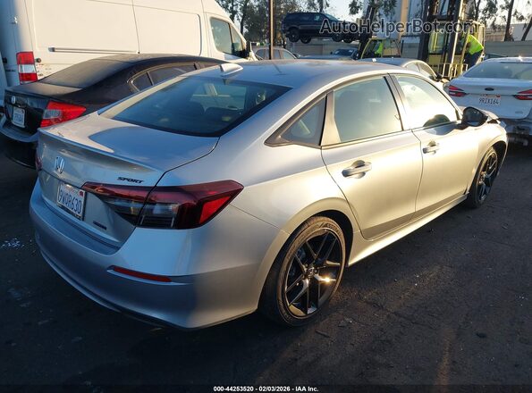 2HGFE4F88TH317946 2026 HONDA CIVIC HYBRID Серебряный Задняя правая четверть