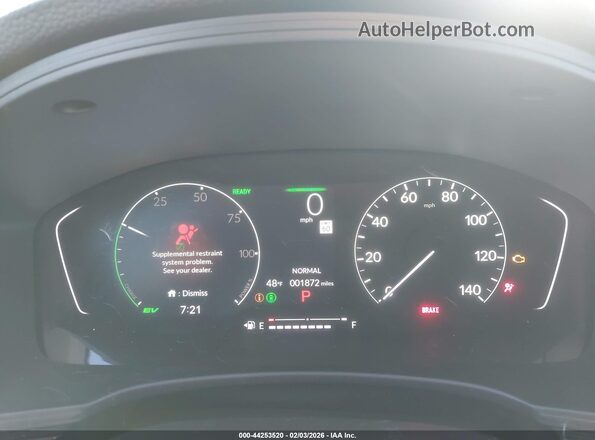 2HGFE4F88TH317946 2026 HONDA CIVIC HYBRID Серебряный Вид задних сидений