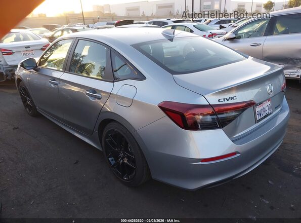 2HGFE4F88TH317946 2026 HONDA CIVIC HYBRID Серебряный Задняя левая четверть