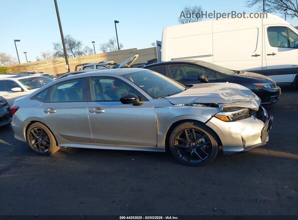 2HGFE4F88TH317946 2026 HONDA CIVIC HYBRID Серебряный Вид задней части салона
