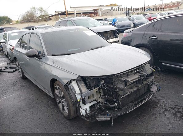 2HGFE4F89TH307328 2026 HONDA CIVIC HYBRID Gray წინა მარჯვენა