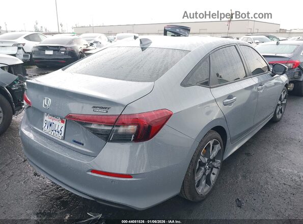2HGFE4F89TH307328 2026 HONDA CIVIC HYBRID Gray უკანა მარჯვენა