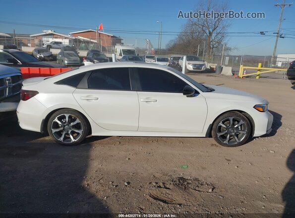 2HGFE4F89TH313954 2026 HONDA CIVIC HYBRID White Widok wnętrza z tyłu
