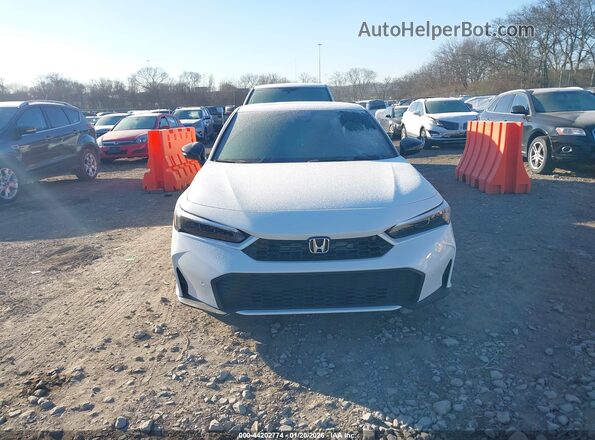 2HGFE4F89TH313954 2026 HONDA CIVIC HYBRID White Widok zestawu wskaźników