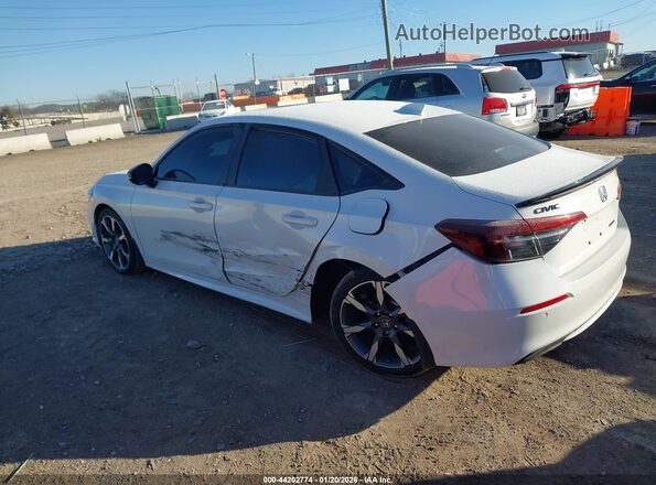 2HGFE4F89TH313954 2026 HONDA CIVIC HYBRID White Tył lewy