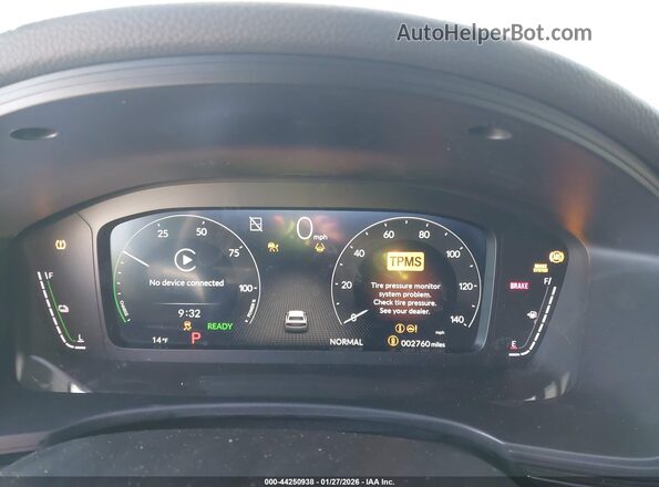 2HGFE4F89TH323240 2026 HONDA CIVIC HYBRID White Vista de los asientos traseros