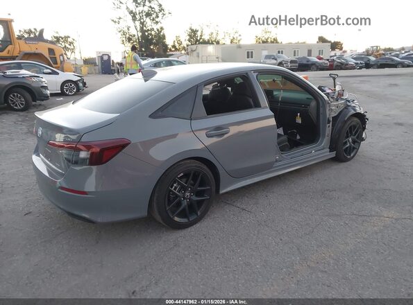 2HGFE4F8XSH329305 2025 HONDA CIVIC HYBRID Серый Задняя правая четверть