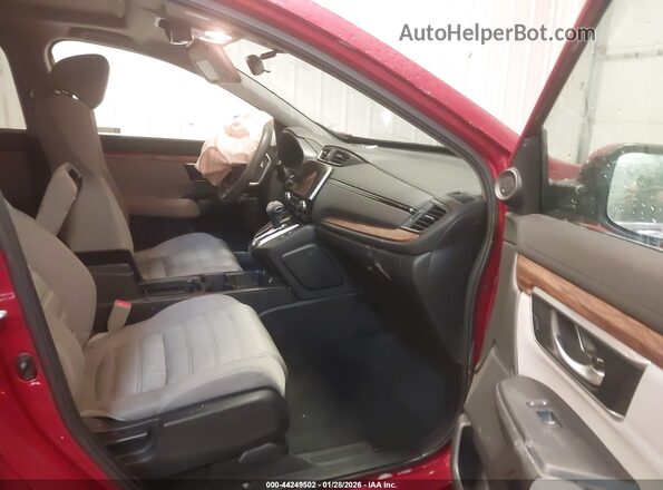 2HKRW2H52MH665783 2021 HONDA CR-V Красный Вид салона спереди