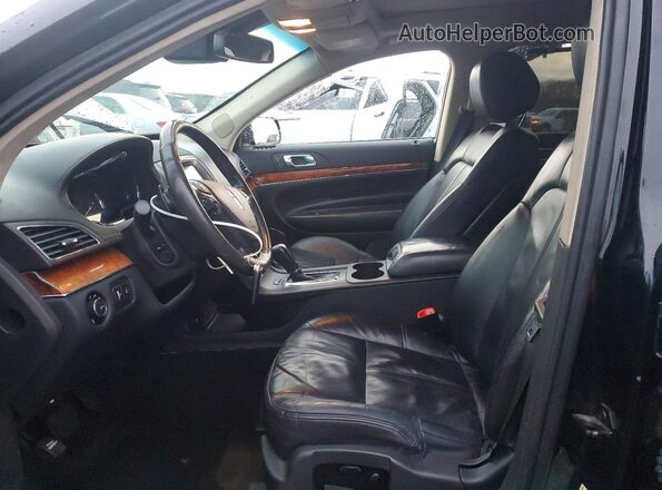 2LMHJ5AT1KBL01982 2019 LINCOLN MKT Черный Вид салона спереди
