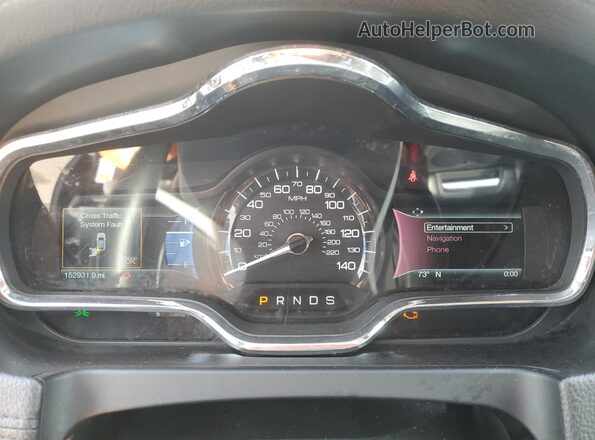 2LMHJ5AT5GBL01622 2016 LINCOLN MKT Угольный Вид щитка приборов