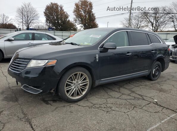 2LMHJ5AT8HBL01048 2017 LINCOLN MKT Черный Передняя левая четверть