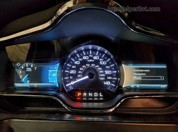2LMHJ5NK2KBL04536 2019 LINCOLN MKT Black Vista del cuadro de instrumentos