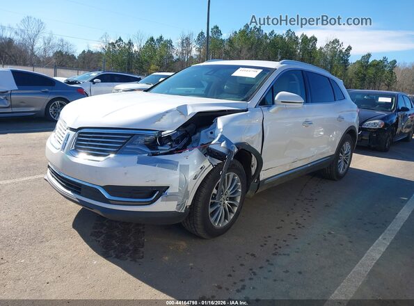2LMPJ6KR1JBL40249 2018 LINCOLN MKX Белый Передняя левая четверть