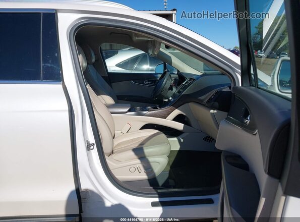 2LMPJ6KR1JBL40249 2018 LINCOLN MKX Белый Вид салона спереди