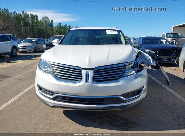 2LMPJ6KR1JBL40249 2018 LINCOLN MKX Белый Вид щитка приборов