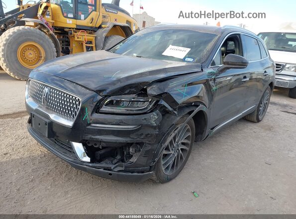 2LMPJ6L90KBL16914 2019 LINCOLN NAUTILUS Черный Передняя левая четверть