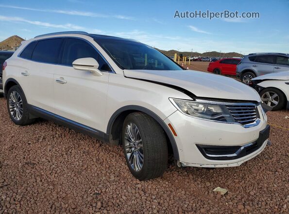 2LMPJ6LP4HBL26580 2017 LINCOLN MKX White წინა მარჯვენა