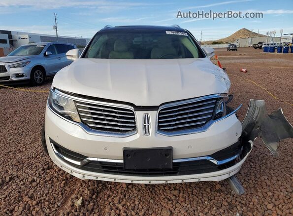 2LMPJ6LP4HBL26580 2017 LINCOLN MKX White წინა ხედი