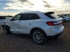 2017 Lincoln Mkx Reserve White vin: 2LMPJ6LP4HBL26580