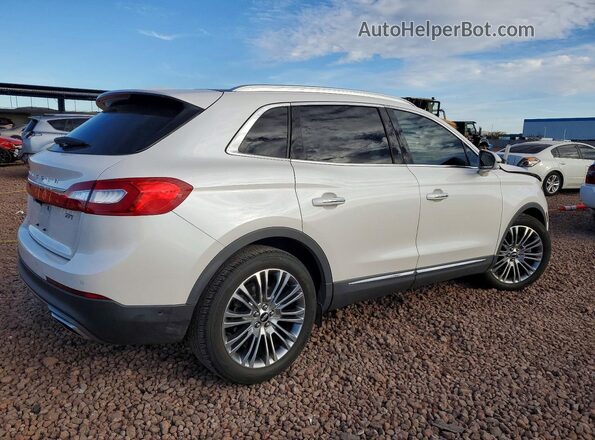 2LMPJ6LP4HBL26580 2017 LINCOLN MKX White უკანა მარჯვენა