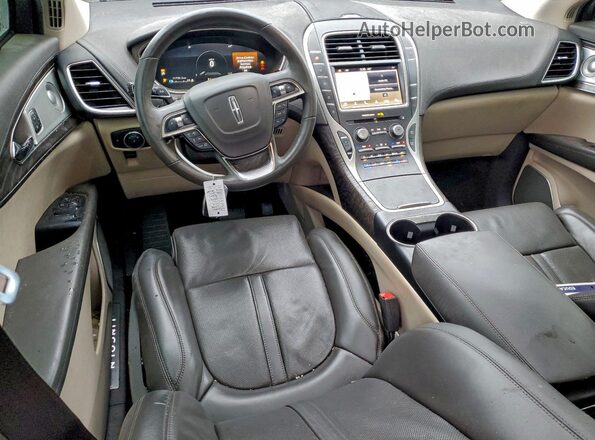 2LMPJ6LPXKBL67366 2019 LINCOLN NAUTILUS Tan Առջևի վահանակի տեսք
