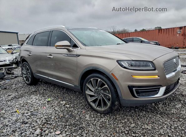2LMPJ6LPXKBL67366 2019 LINCOLN NAUTILUS Tan Առջևի աջ