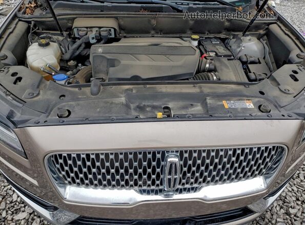 2LMPJ6LPXKBL67366 2019 LINCOLN NAUTILUS Tan Շարժիչի բաժամունքի տեսք