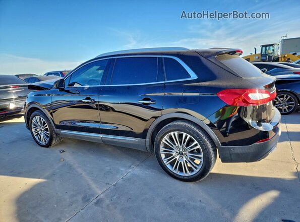2LMPJ6LR0JBL39138 2018 LINCOLN MKX Black Trasero izquierdo