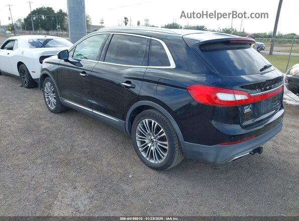 2LMPJ6LR2HBL13778 2017 LINCOLN MKX Черный Задняя левая четверть