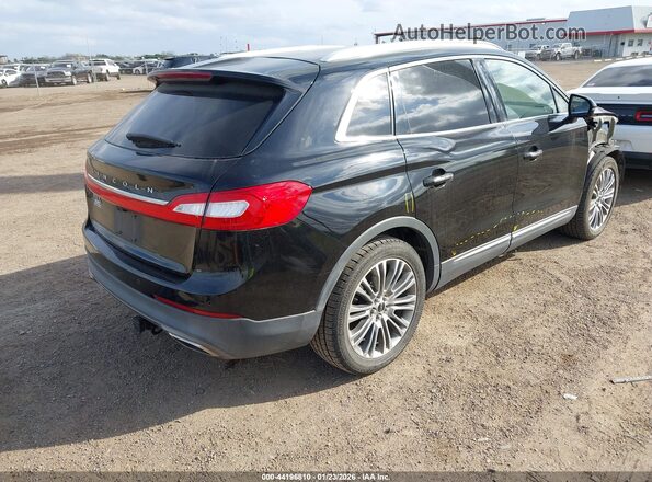 2LMPJ6LR2HBL13778 2017 LINCOLN MKX Черный Задняя правая четверть