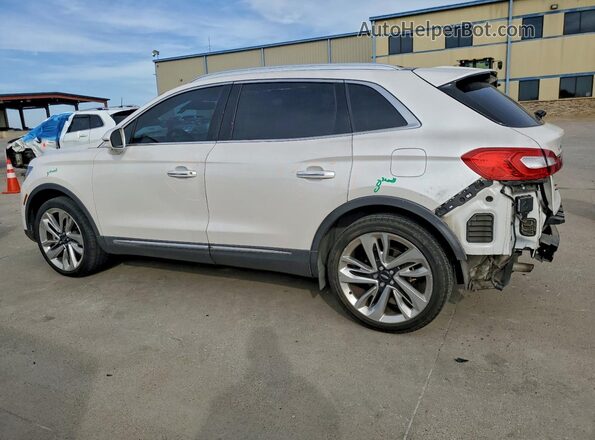2LMPJ6LR4JBL39823 2018 LINCOLN MKX White Trasero izquierdo