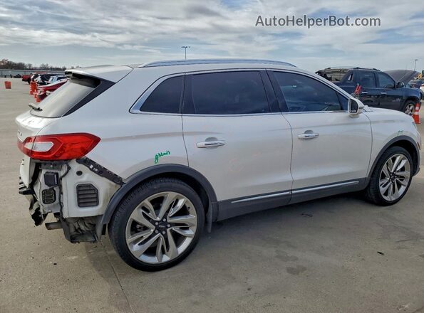 2LMPJ6LR4JBL39823 2018 LINCOLN MKX White Trasero derecho