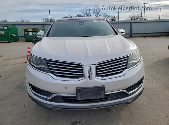 2LMPJ6LR4JBL39823 2018 LINCOLN MKX White Vista frontal