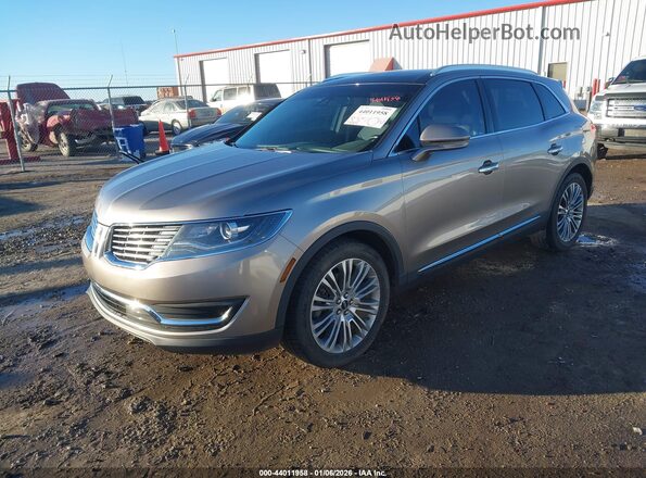 2LMPJ6LR6JBL37328 2018 LINCOLN MKX Gray Vista tres cuartos delantera izquierda