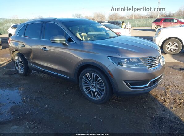 2LMPJ6LR6JBL37328 2018 LINCOLN MKX Gray Delantero derecho