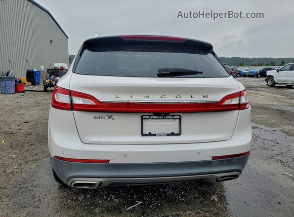 2LMPJ6LR7HBL31628 2017 LINCOLN MKX Белый Вид сзади