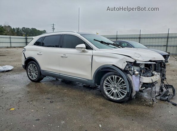 2LMPJ6LR7HBL31628 2017 LINCOLN MKX Белый Передняя правая четверть