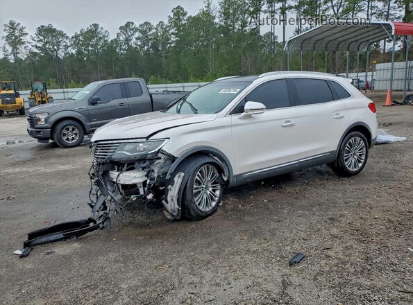 2LMPJ6LR7HBL31628 2017 LINCOLN MKX Белый Передняя левая четверть