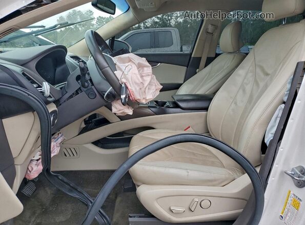 2LMPJ6LR7HBL31628 2017 LINCOLN MKX Белый Вид салона спереди