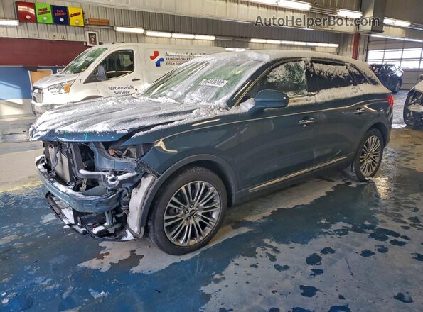 2LMPJ6LRXGBL20198 2016 LINCOLN MKX Бирюзовый Передняя левая четверть