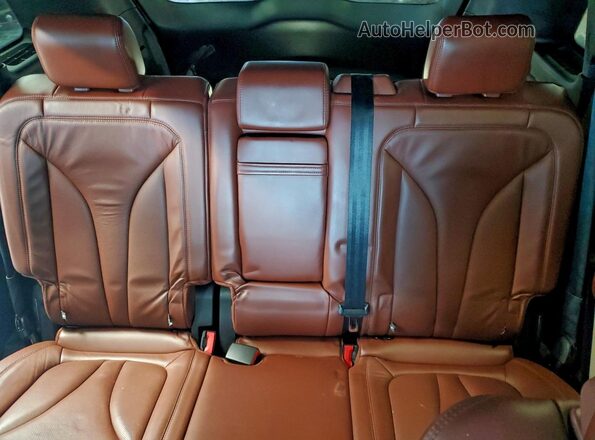 2LMPJ6LRXGBL20198 2016 LINCOLN MKX Бирюзовый Вид задних сидений