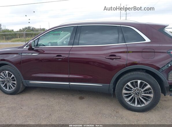 2LMPJ8J94PBL29865 2023 LINCOLN NAUTILUS Темно-бордовый 