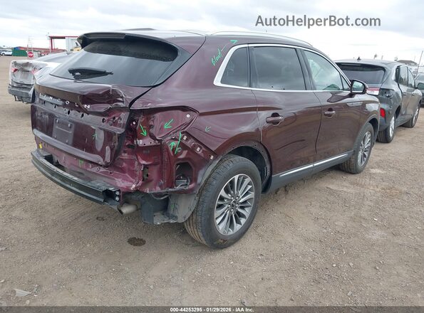 2LMPJ8J94PBL29865 2023 LINCOLN NAUTILUS Темно-бордовый Задняя правая четверть