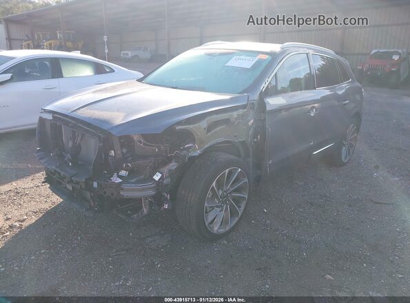 2LMPJ8KP2PBL13337 2023 LINCOLN NAUTILUS Gray წინა მარცხენა ხედი სამი მეოთხედიდან