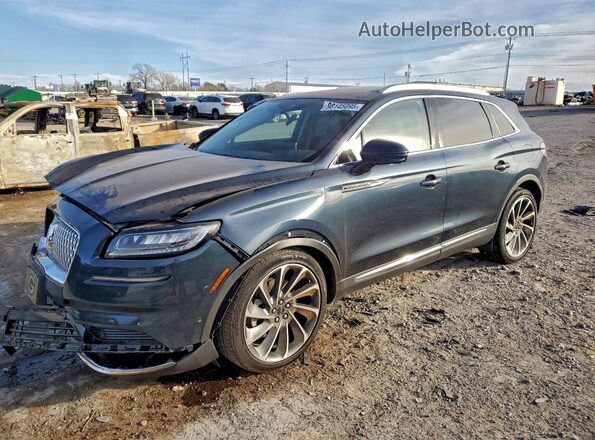 2LMPJ8KP9PBL21662 2023 LINCOLN NAUTILUS Синий Передняя левая четверть