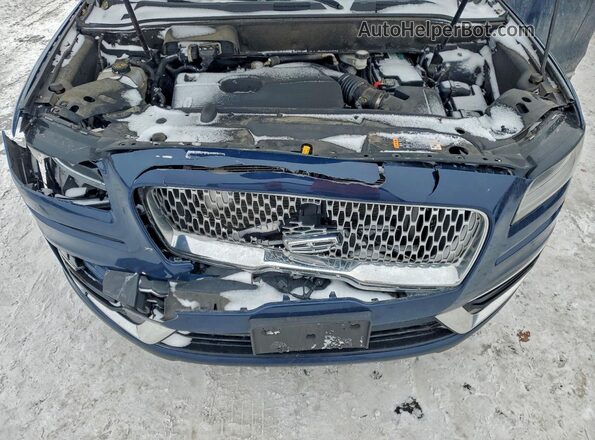 2LMPJ8L94KBL58045 2019 LINCOLN NAUTILUS Синий Вид подкапотного пространства