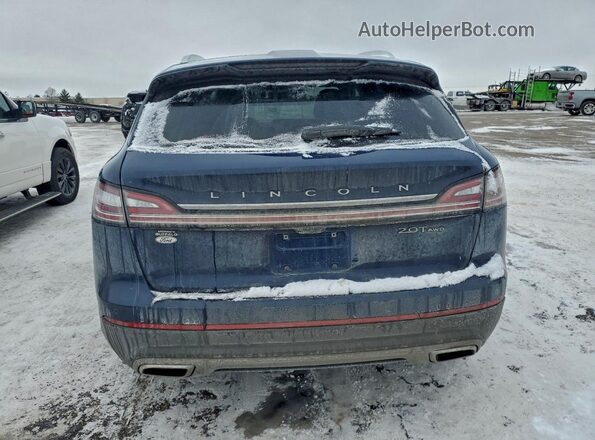 2LMPJ8L94KBL58045 2019 LINCOLN NAUTILUS Синий Вид сзади