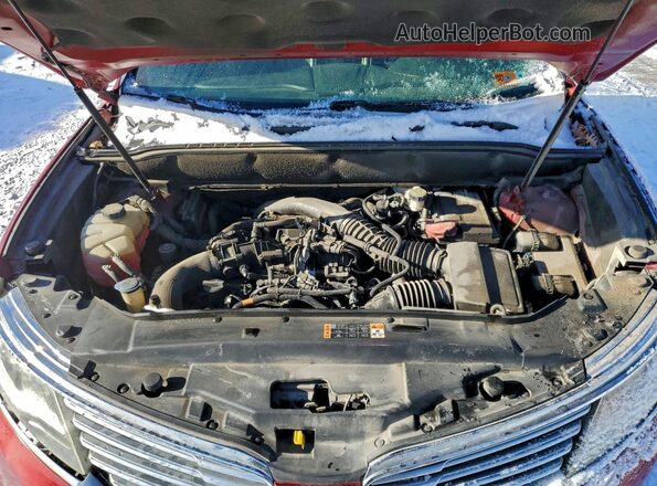 2LMPJ8LP5JBL50081 2018 LINCOLN MKX Red Vista del compartimento del motor